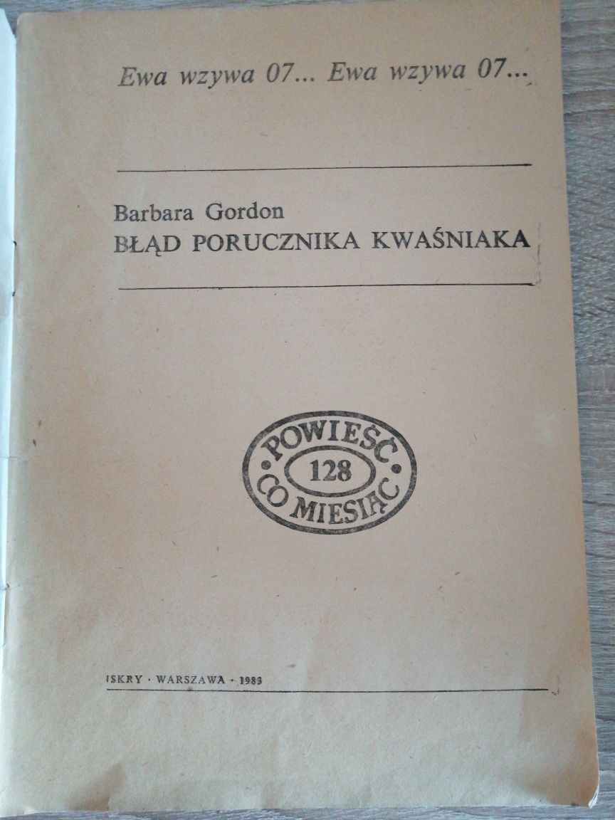 Ewa wzywa 07 unikat dla koneserów  gatunku