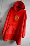 Kocobluza S M szlafrok polarowa koc Manchester United duża z kapturem