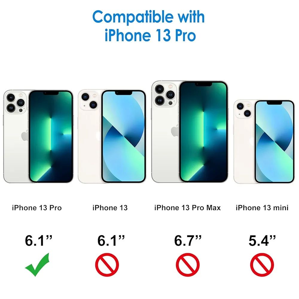 Etui iPhone 13 Pro, JETech, pancerne, przeźroczyste, ochrona aparatu