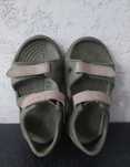 Crocs sandałki khaki na rzepy crocsy chlopięce buty na basen zielone