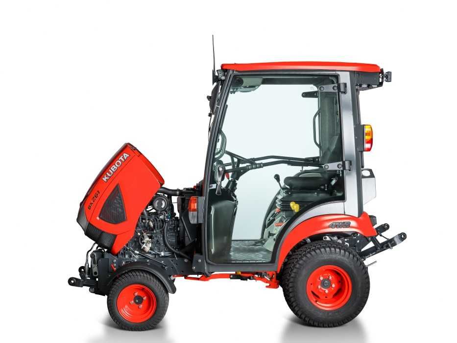 Ciągnik KUBOTA BX261 (wersja kabinowa) - Dostępny od ręki!