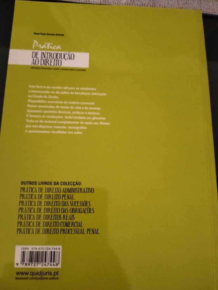 Pratica de Introdução ao Direito - Maria Paula Gouveia Andrade