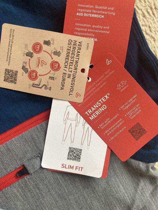 Loffler Merino термобілизна, лонгслів, середній шар, фліс
