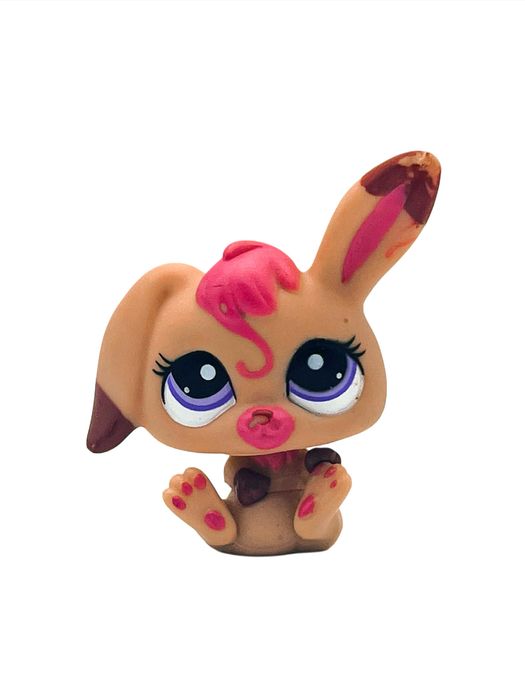 Lapin Bélier #1920 LPS Hasbro (Beige/Rosa Olhos Violeta)