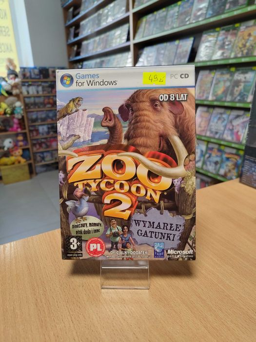 PC ZOO Tycon 2 DLC Wymarłe Gatunki PL Oficjalny Dodatek