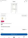 2 Mesas de cabeceira hemnes ikea