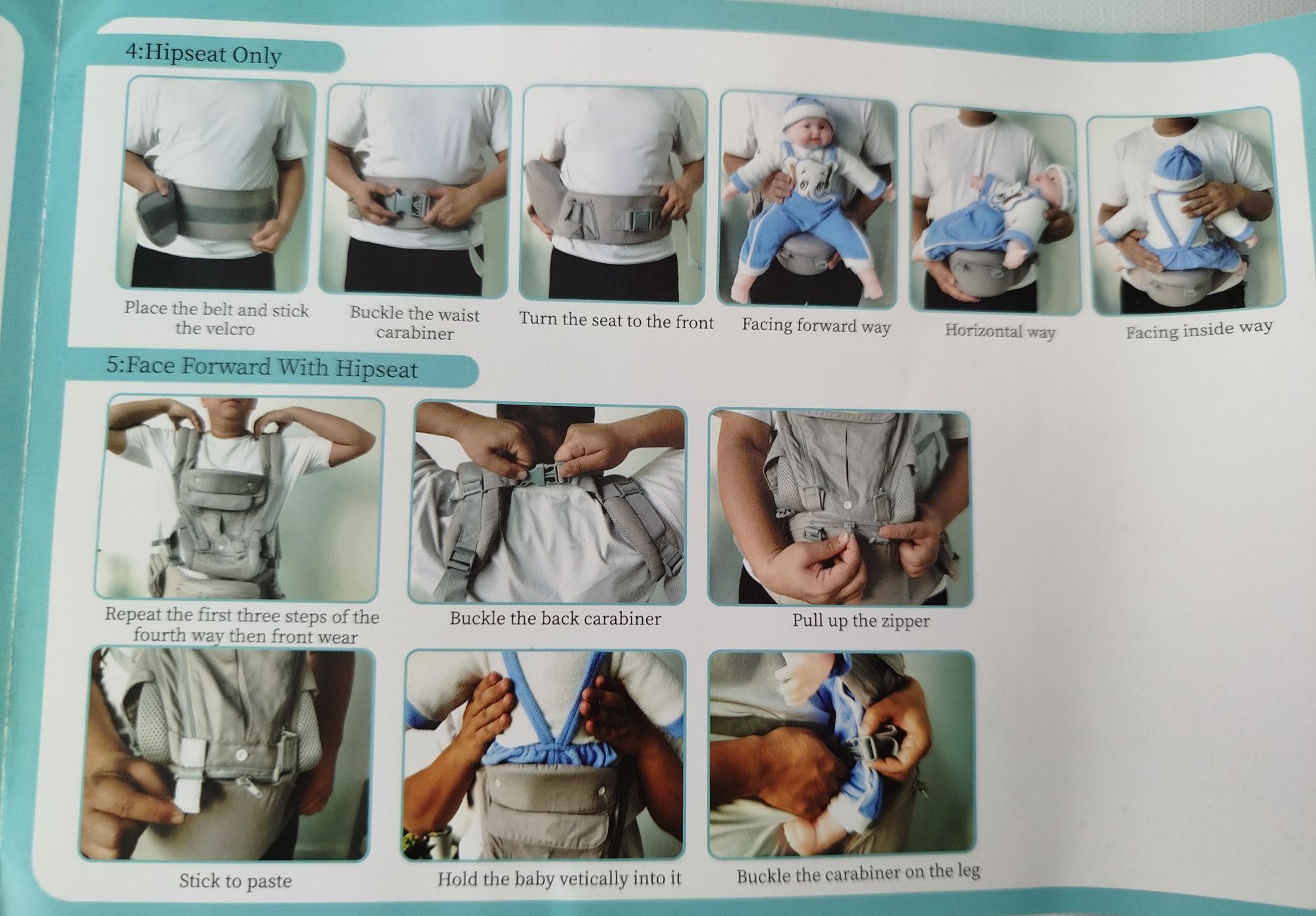 Marsúpio para bebé com assento