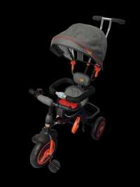 Rower 3 kołowy dziecięcy Rowerek dla chłopca spacerowy Buzz Toyz dach