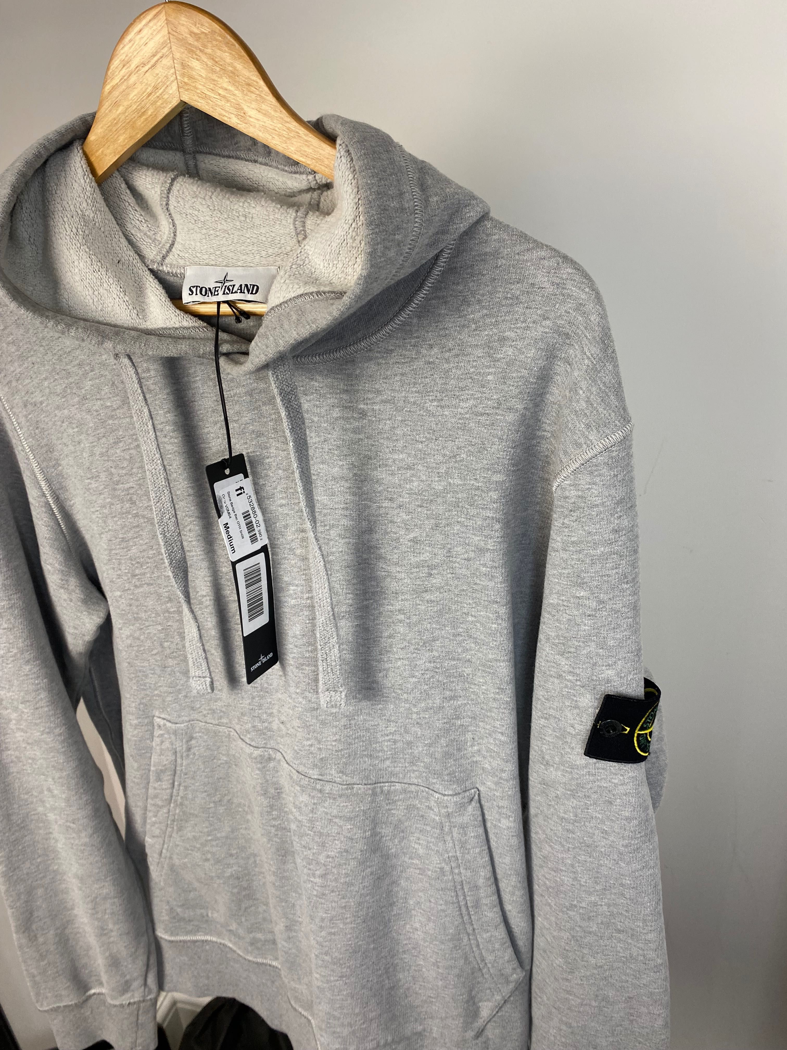 Stone island  GARMENT DYED POPOVER hoodie