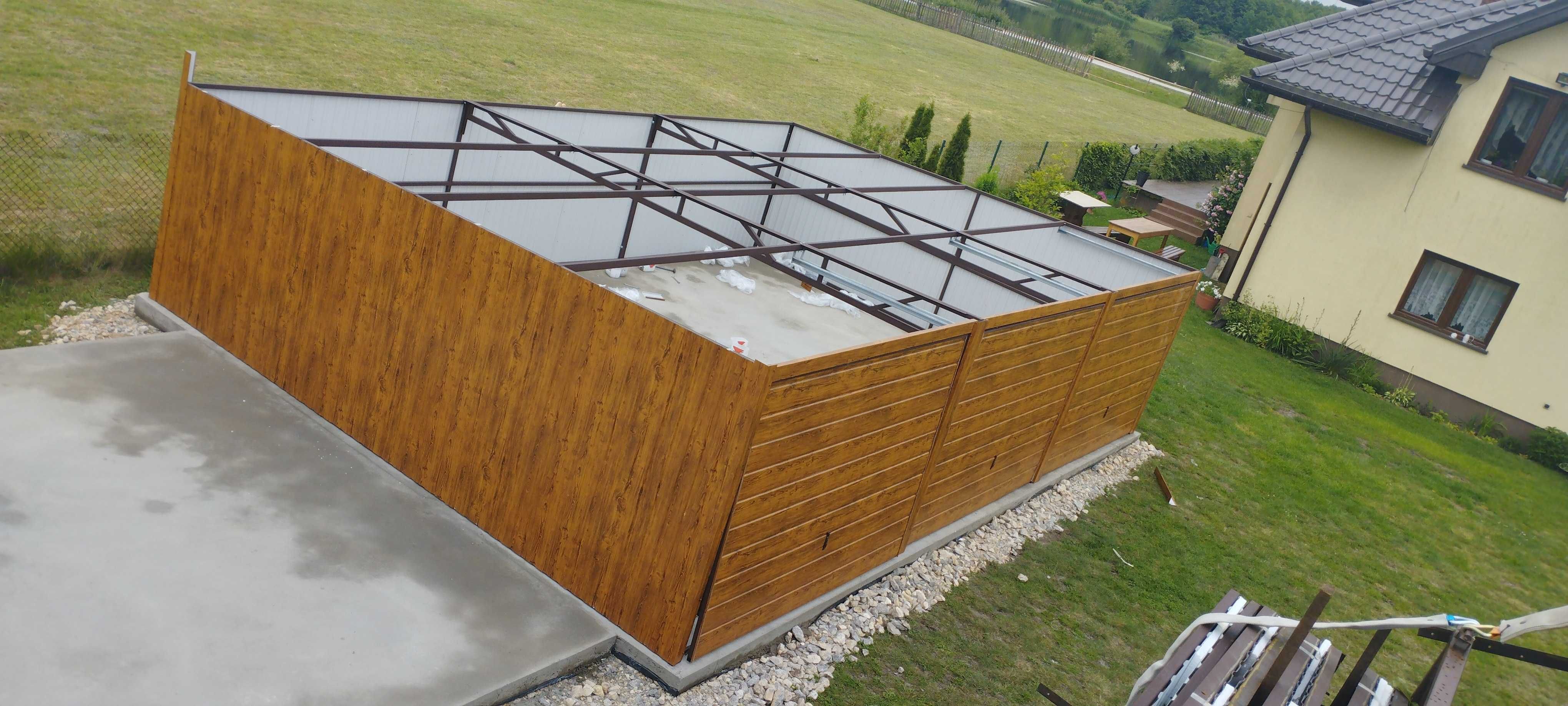 garaż blaszany 9x5 blaszak wiata 9x6 5x5 6x7 5x7 garaze PIASECZNO