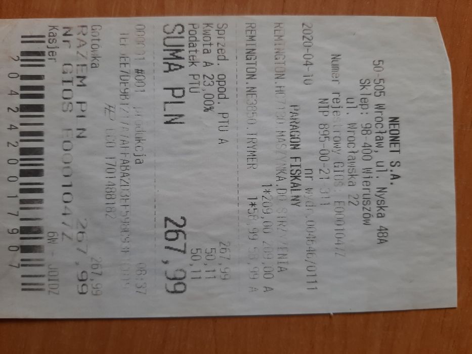 Maszynka do strzyżenia