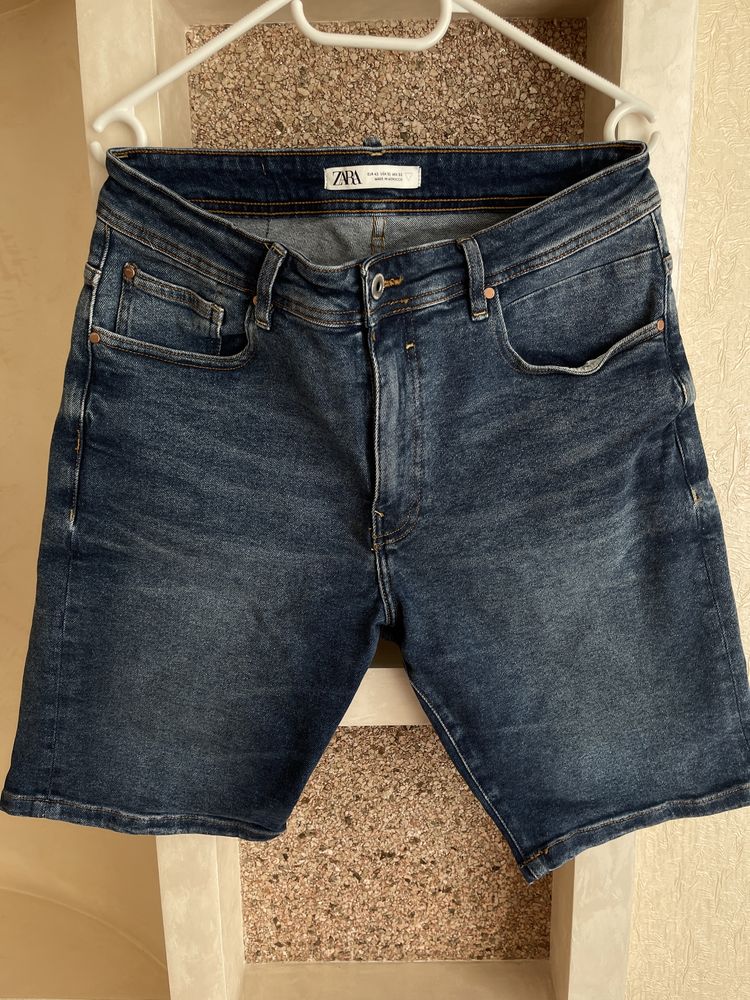 Джинсовые шорты Zara, Diesel, Tommy Hilfiger, размер 32