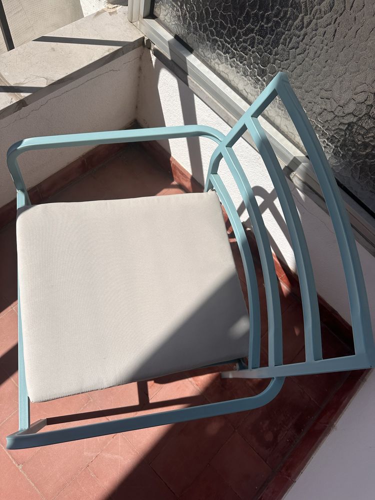 Conjunto de 2 Cadeiras para Area Externa/Jardim