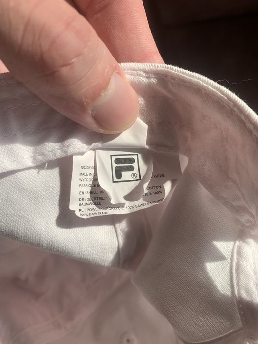 Біла Кепка FILA, 59 розмір