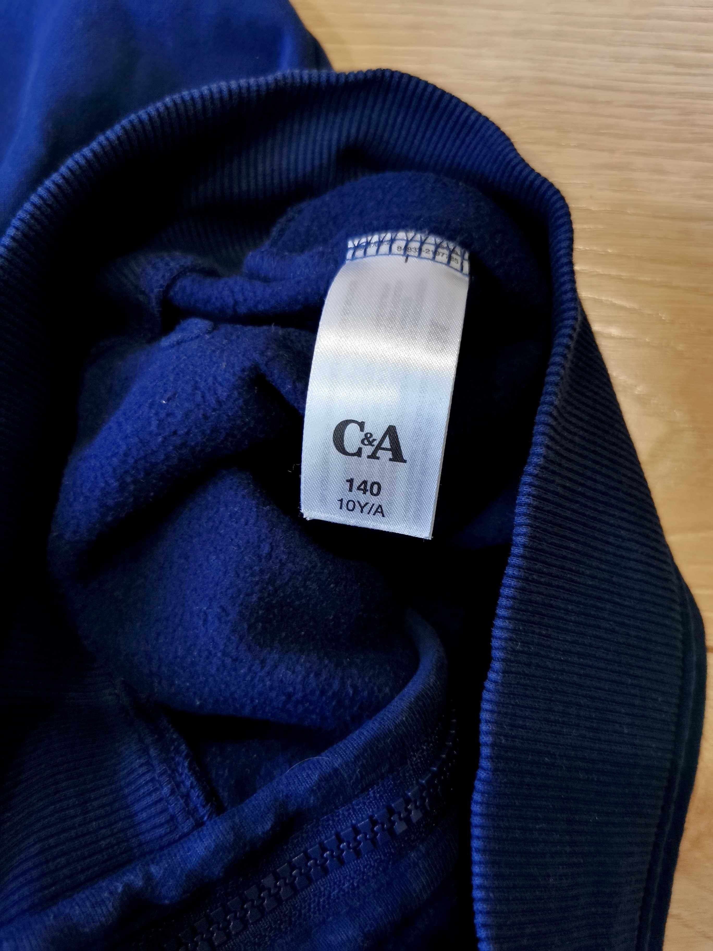 Bluza rozpinana ocieplana C&A 140 granat