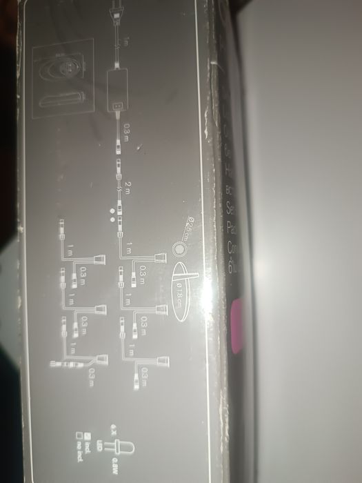 Lampki RGB z pilotem