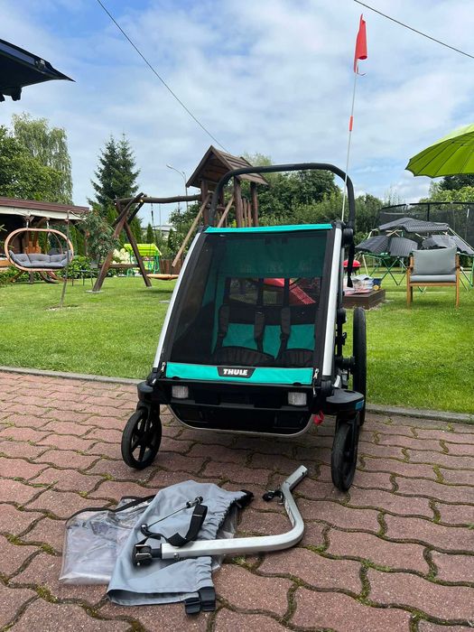 Przyczepka rowerowa dwuosobowa Thule Chariot Lite 2 (możliwa wysyłka)