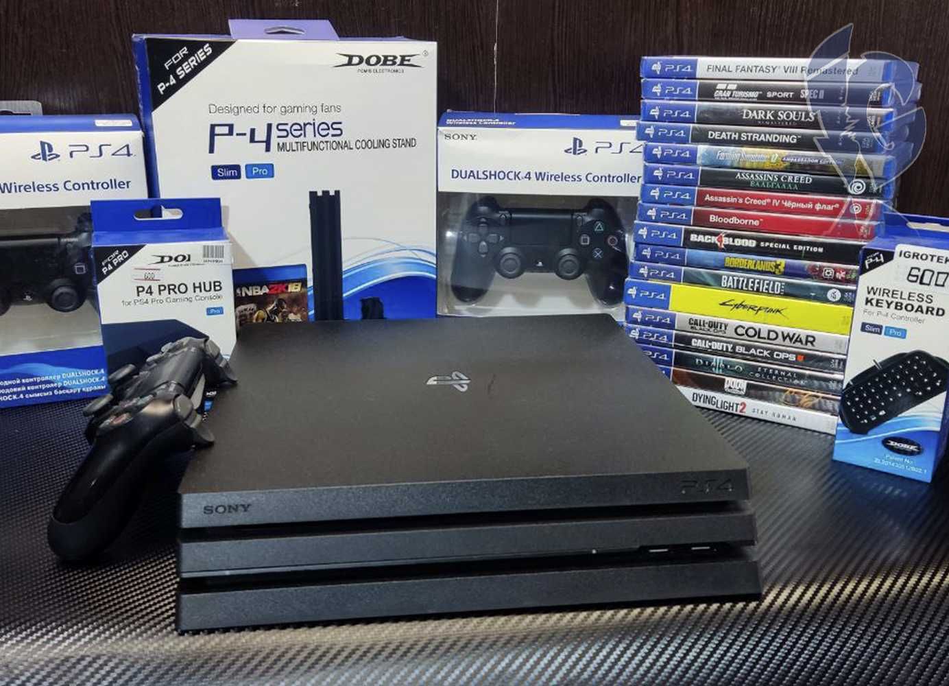 PlayStation 4 PRO 1 TB Б/У + 13 Игр #321 + Гарантия (PS4)