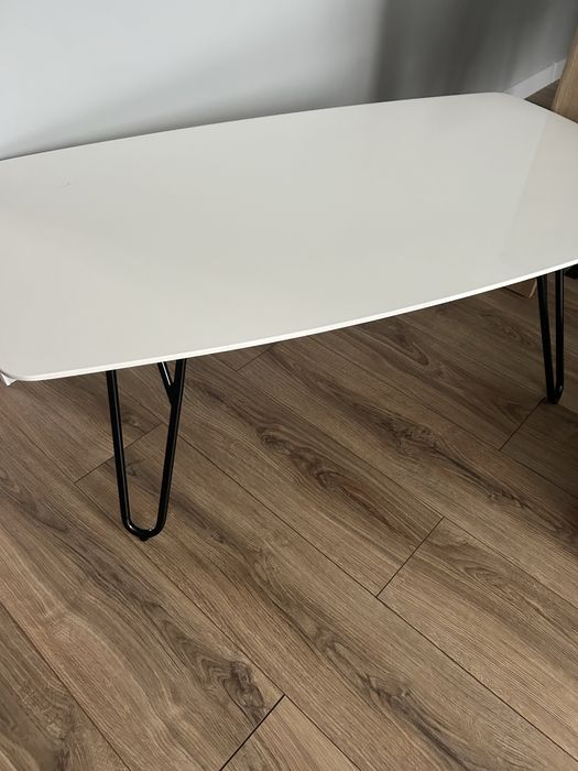 Stolik kawowy biały połysk