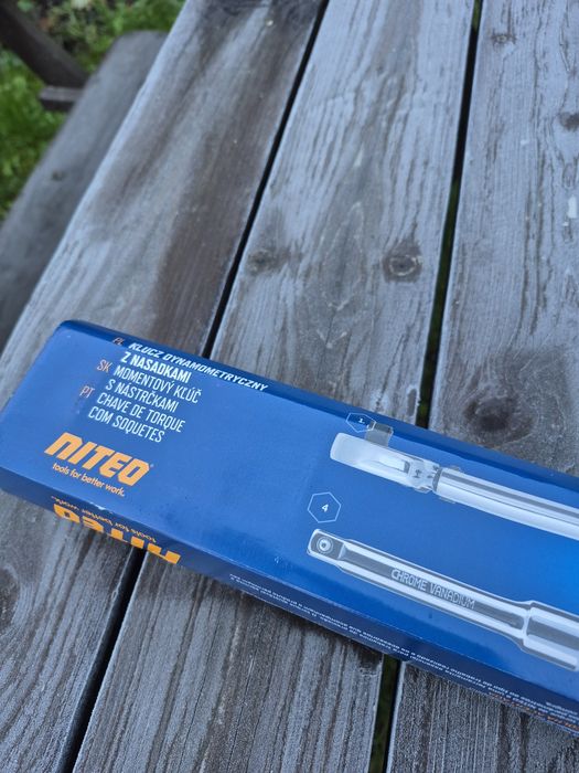Niteo tools klucz dynamometryczny z nasadkami 28-210nm