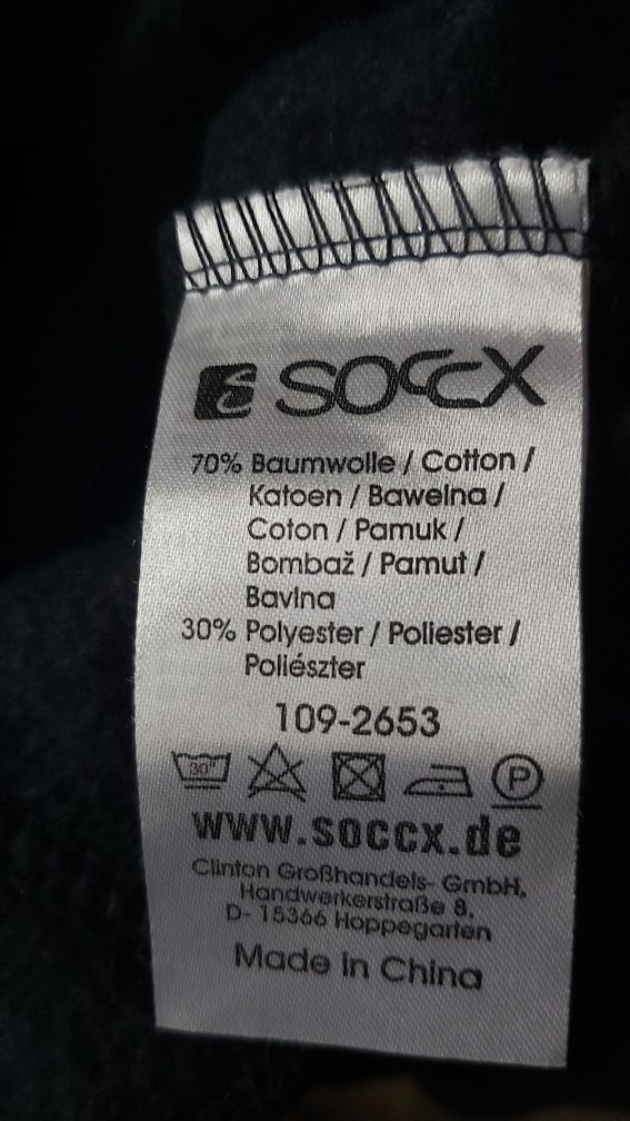 Nowa ocieplana bluza Soccx rozmiar M odsprzedam