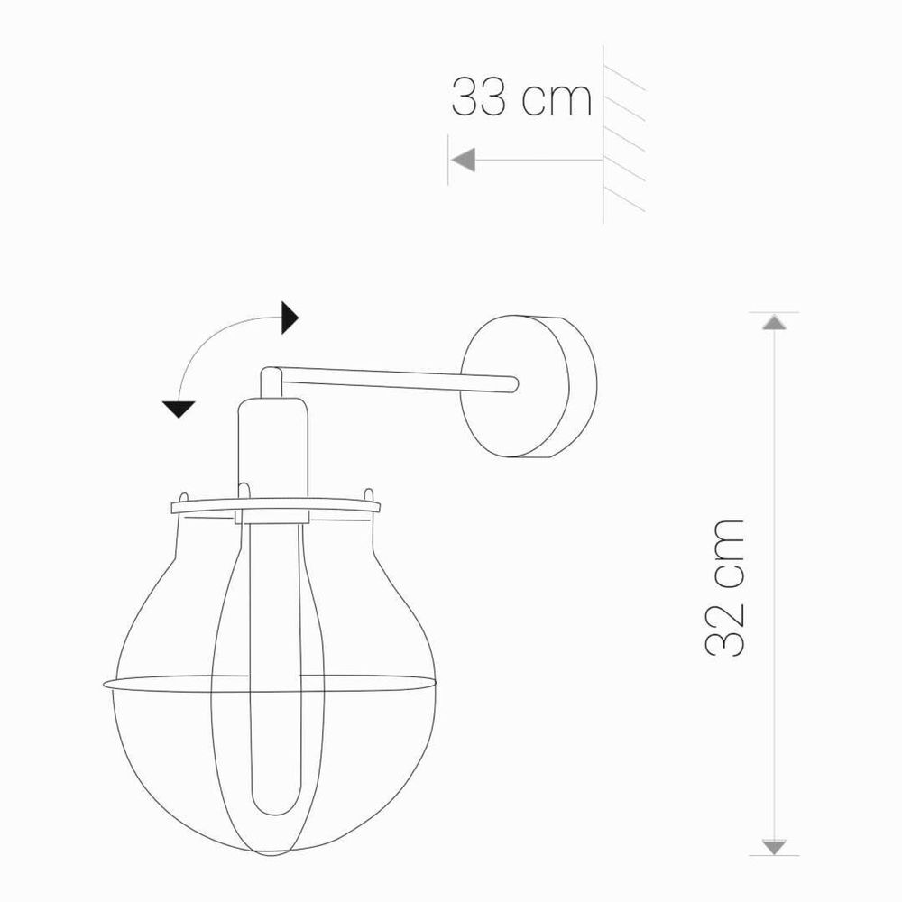 Nowodvorski (9742) lampa (kinkiet) ścienna/sufitowa MANUFACTURE, retro