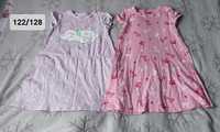2 piżamki, nocne koszule dla dziewczynki na rozmiar 122/128 Barbie