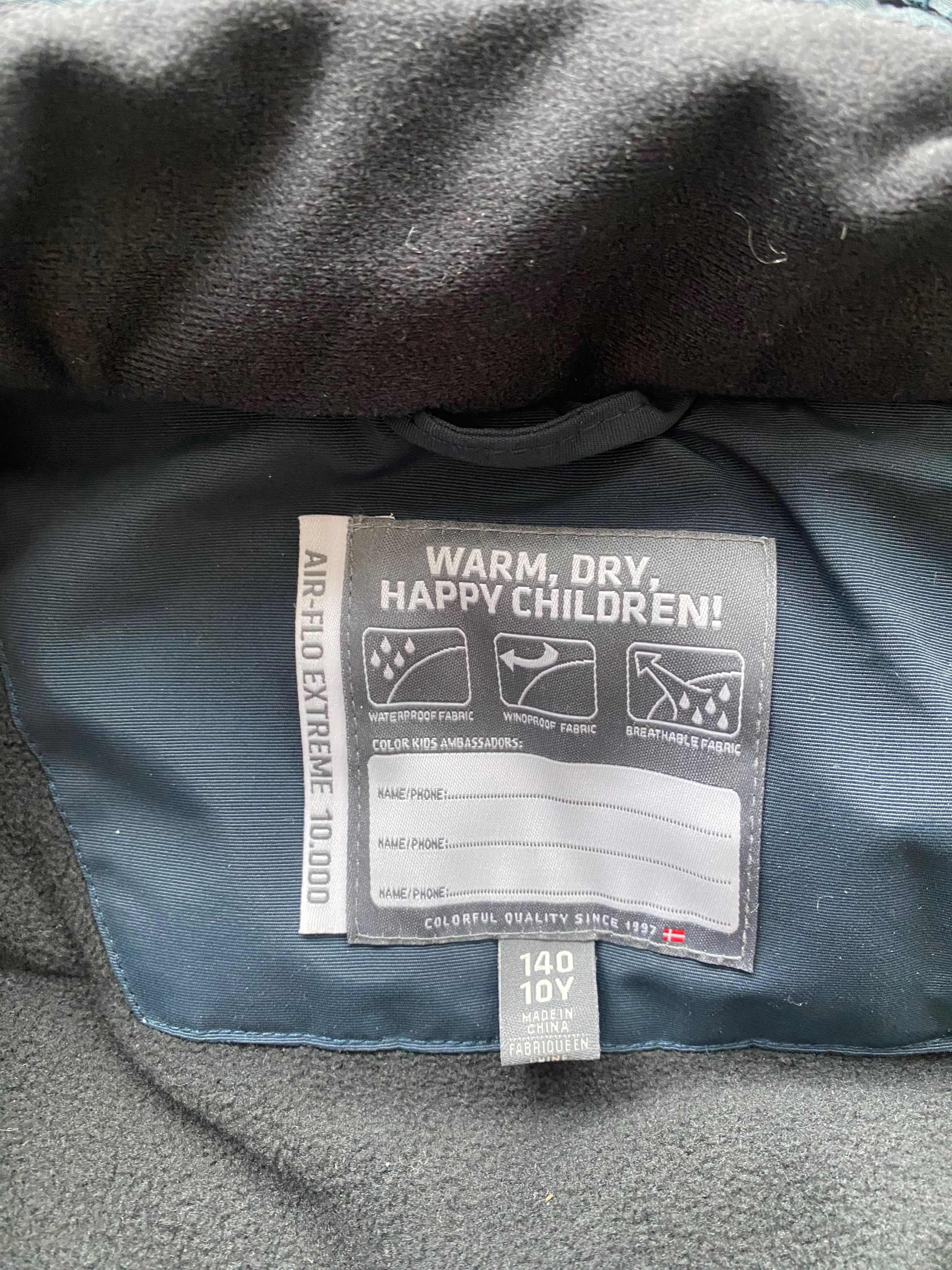 Kurtka zimowa Color Kids rozm. 140 membrana 10 000