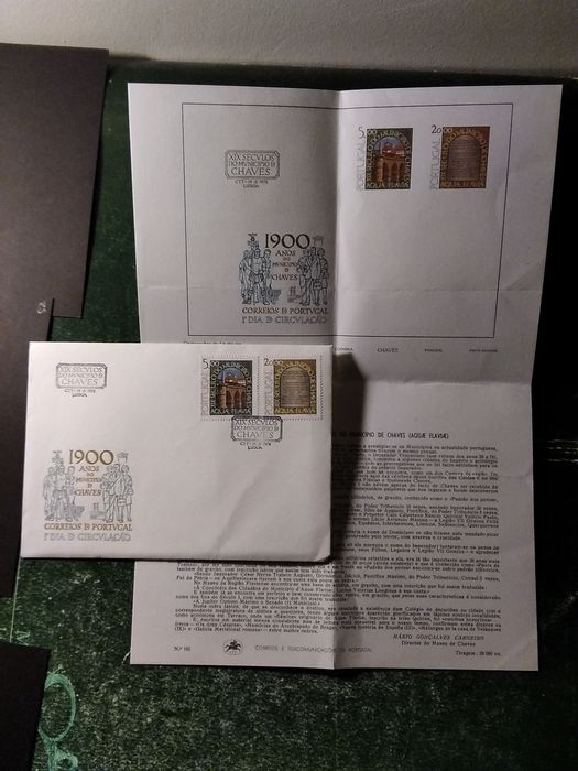 1978 FDC 19 Séculos Do Município De Chaves MNH **