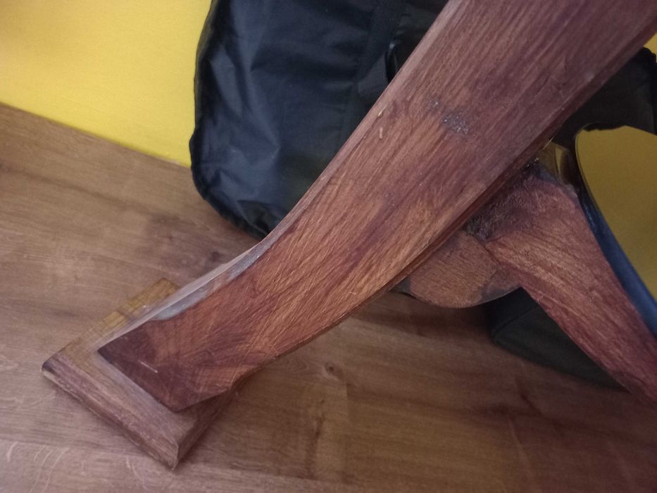 Dębowy Stary stolik ława bardzo mocny