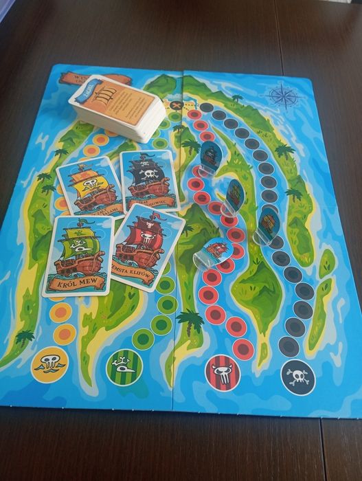 Gra planszowa dla dzieci Piraci edukacyjna gra strategiczna rodzinna