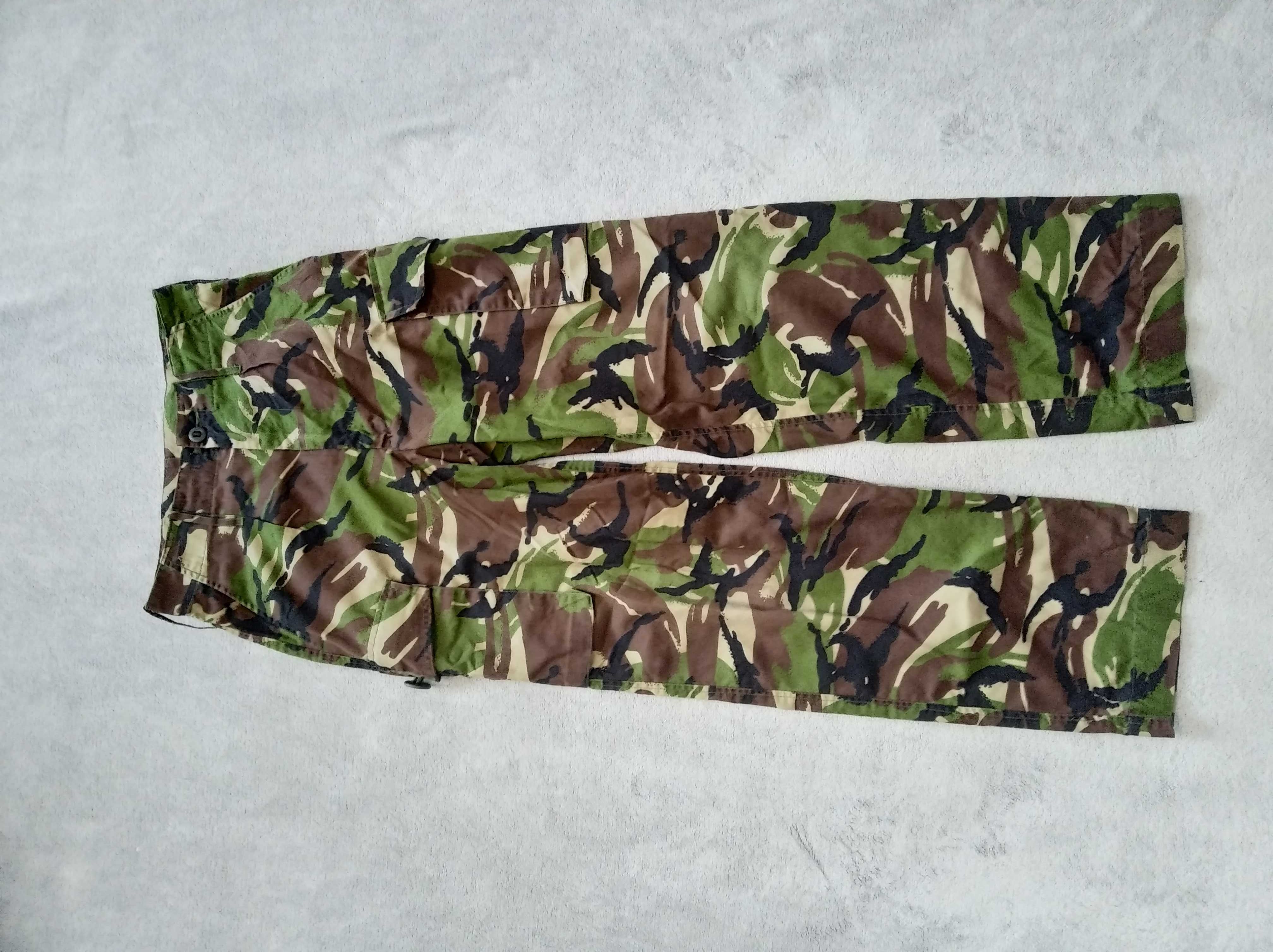 Spodnie bojówki moro Combat Woodland roz. XS/S pas 72 cm