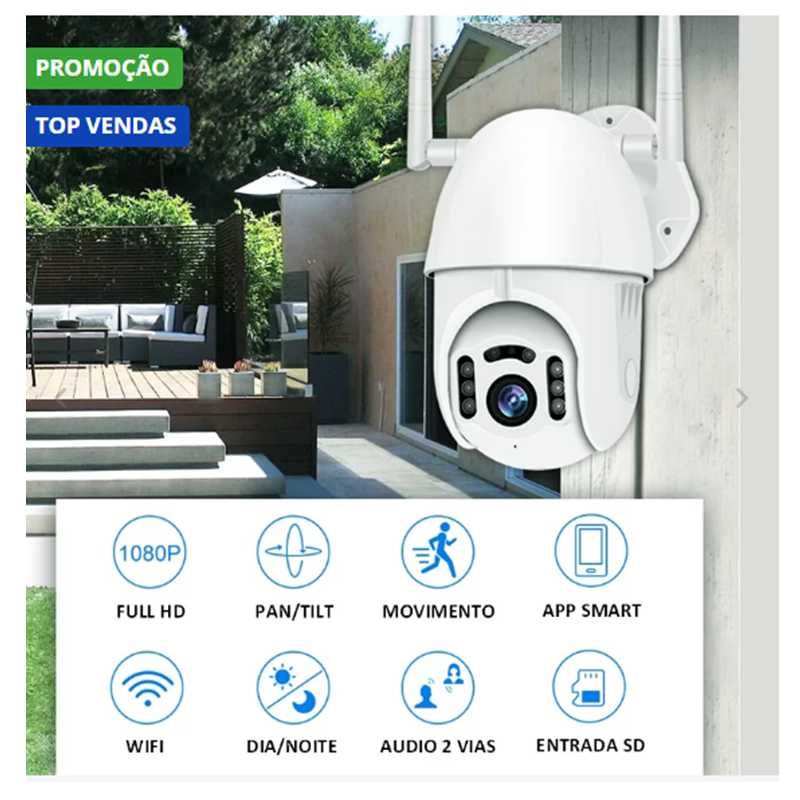 Câmara Vigilância – WIFI / Rotativa / 1080P – PROPREMIUM