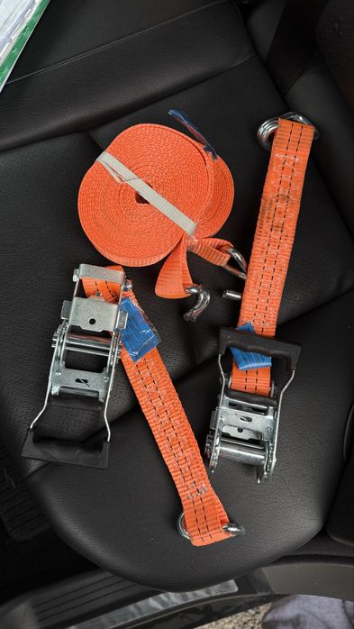 Продам стяжні ремні , 6м та 10 м нові