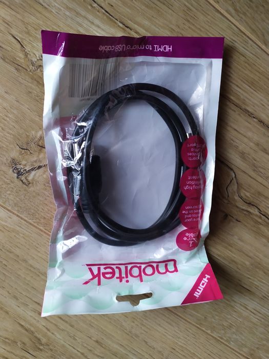 Кабель hdmi micro usb (1 метр) бренду Mobitek. Новий