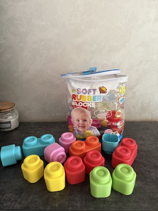 Мʼякий конструктор для малюків