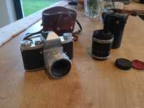 Aparat Praktica IV 4 + obiektyw Carl Zeiss Jena Tessar 2.8/50 5753