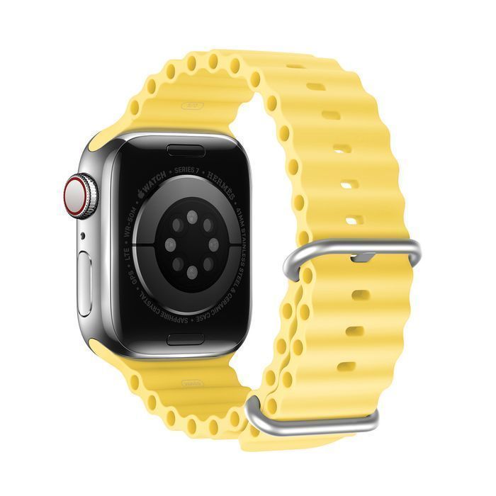 Pasek Watch Siliconowa Dux Ducis Żółty dla Apple Watch 41/40/38 mm