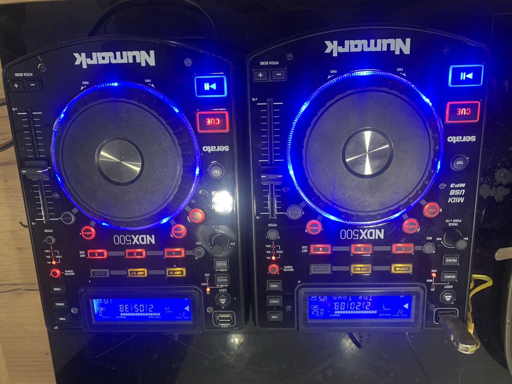 Numark NDX500 x2 cd mp3 midi serato, traktor, virtual dj
