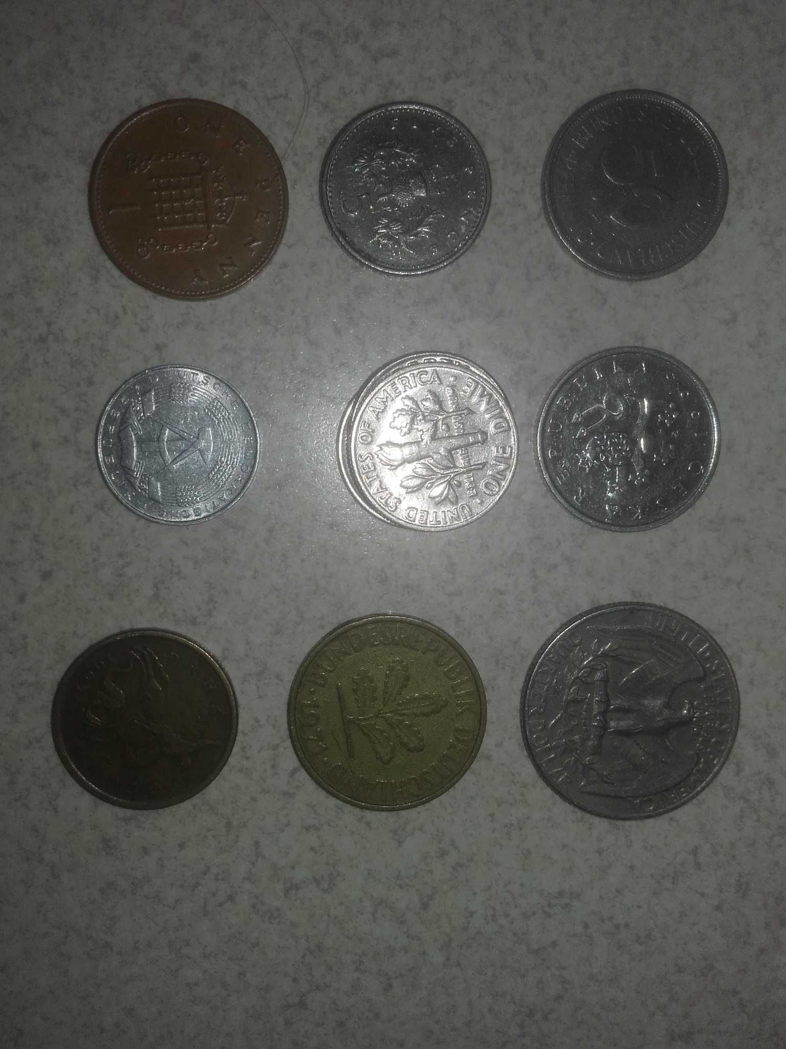 NUMIZMATYKA Stare pieniądze monety i banknoty KOLEKCJA CENA ZA CAŁOŚĆ
