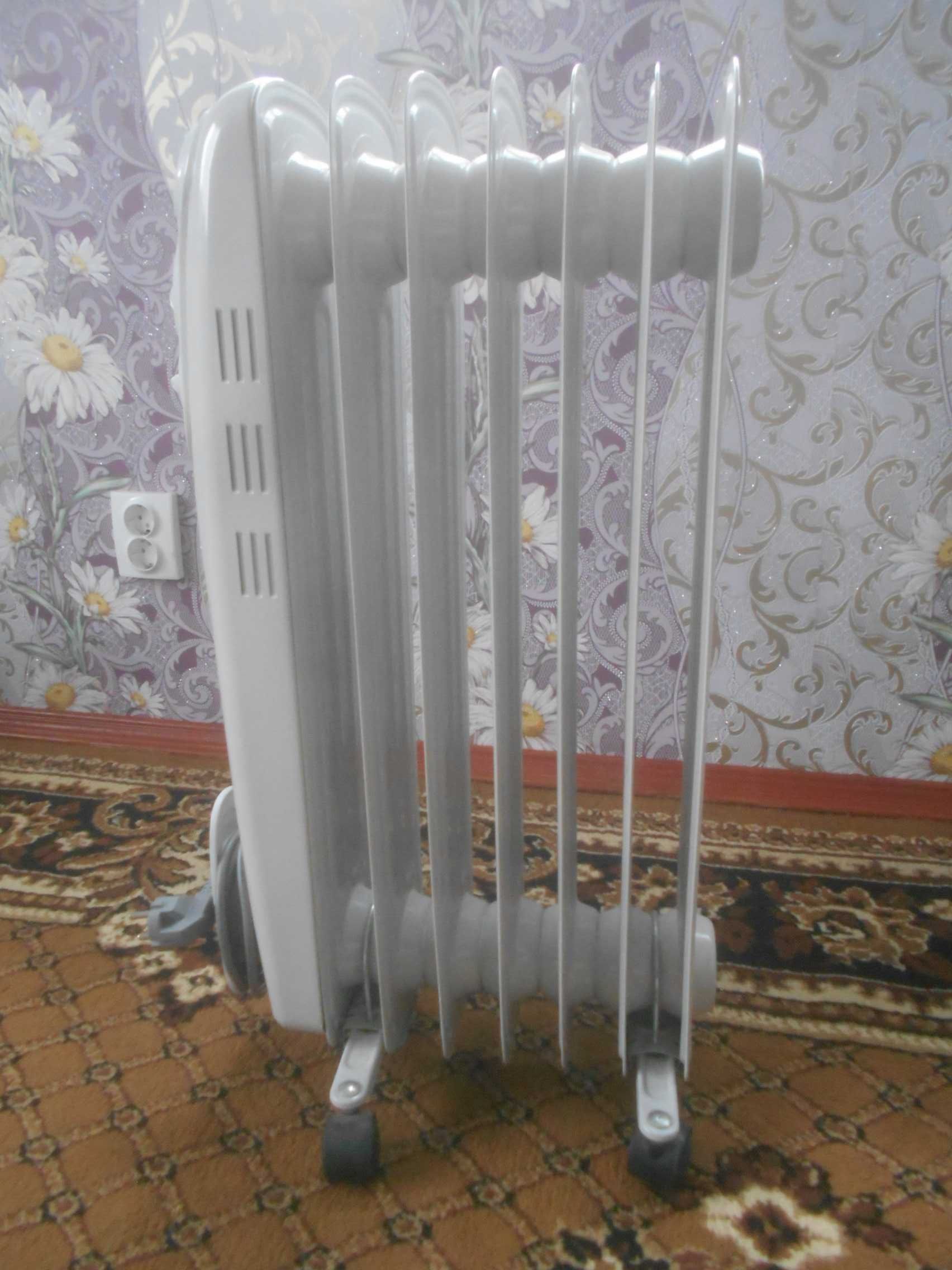 Маслянный  радиатор Delfa , 1,5 кВт - 7 секций