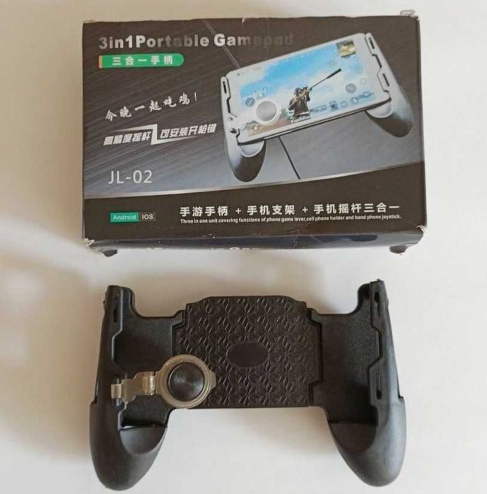 Gamepad para telemóvel 3 em 1 Android e IOS Novo em caixa
