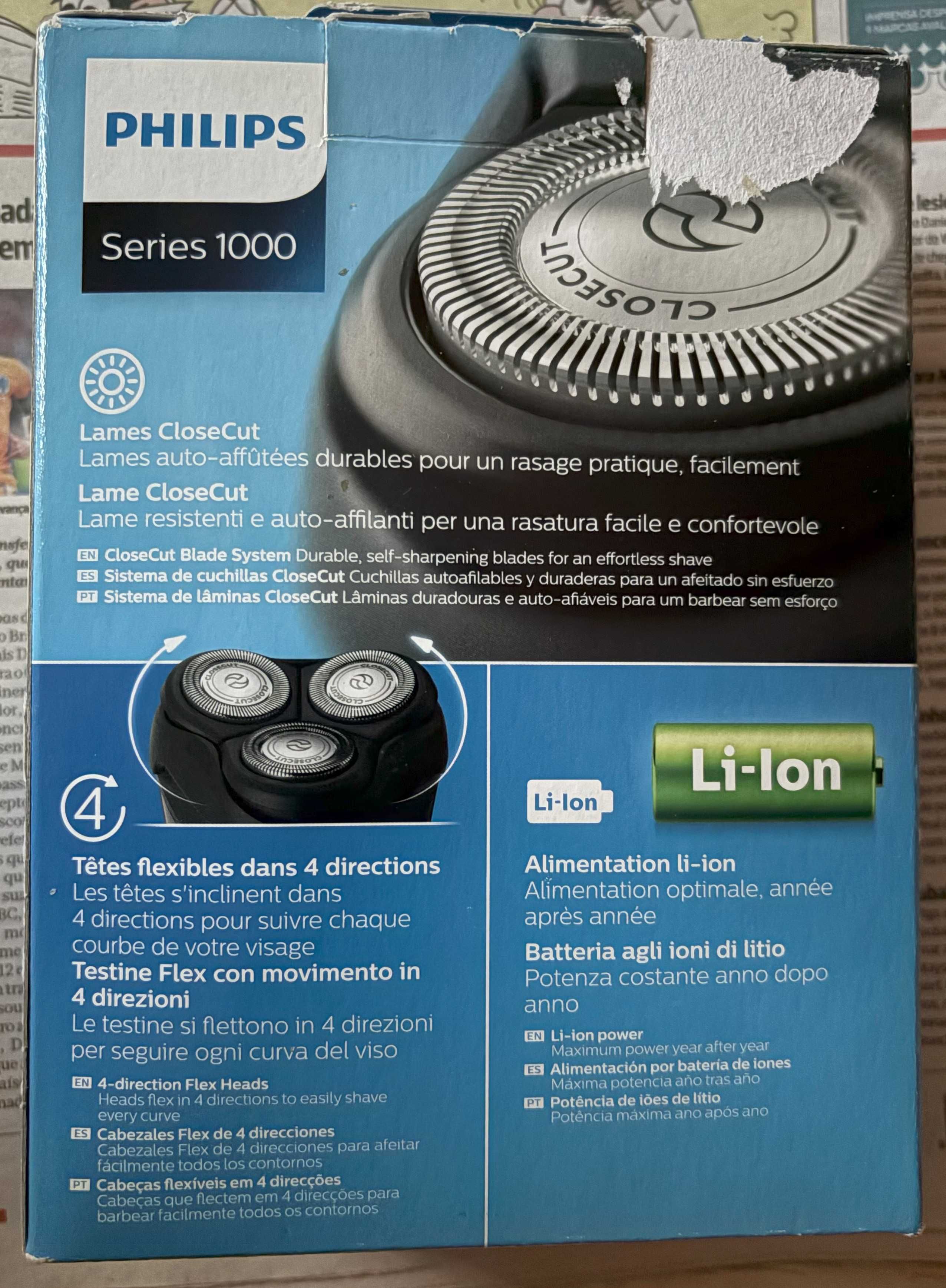 Máquina de Barbear Phillips Serie 1000, Originais e Baratas