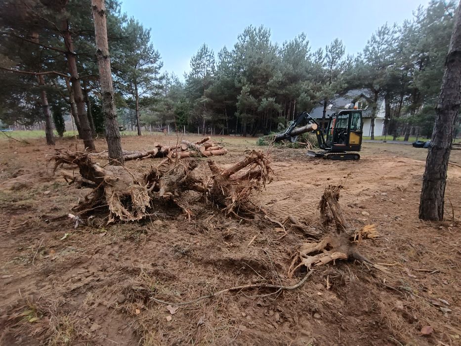 Usługi koparką, koparko-ładowarka, minikoparka, wywrotka, kołówka