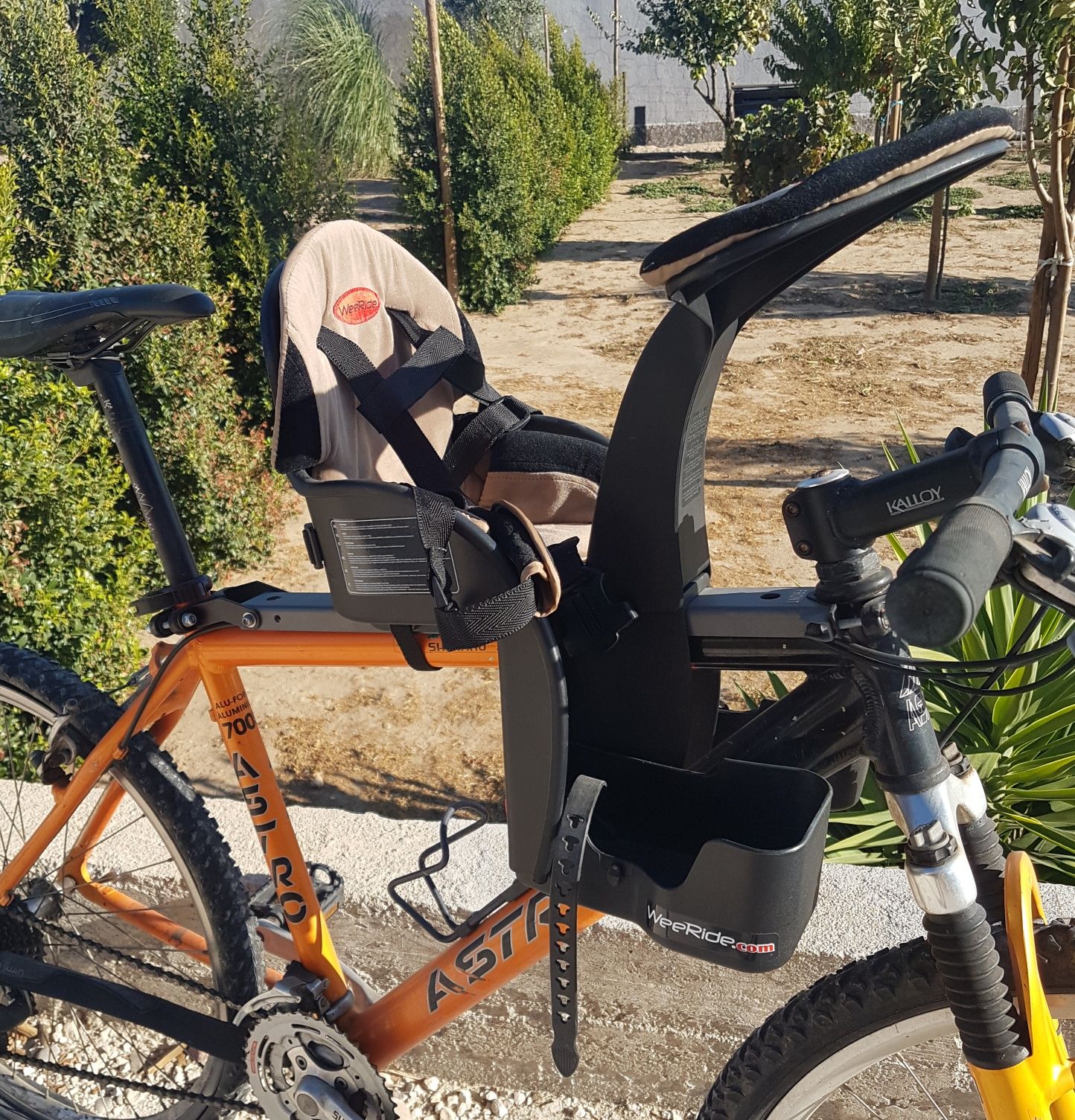 Cadeira criança bicicleta