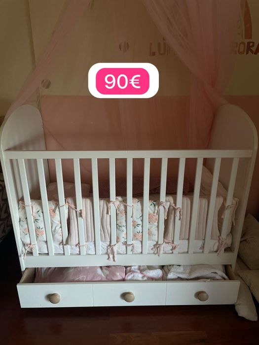 Vendo berço pouco tempo usado