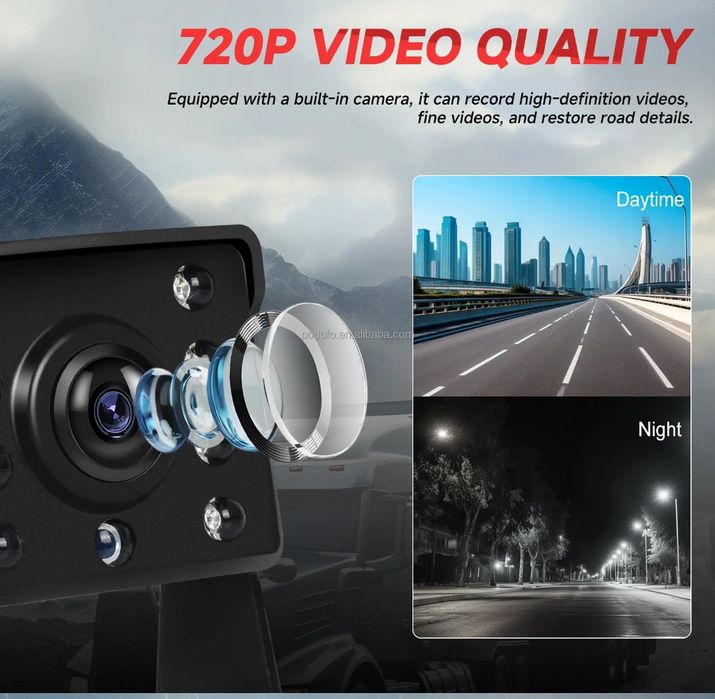 Kit câmara e monitor 4,3 polegadas para pesados autocaravanas SELADO