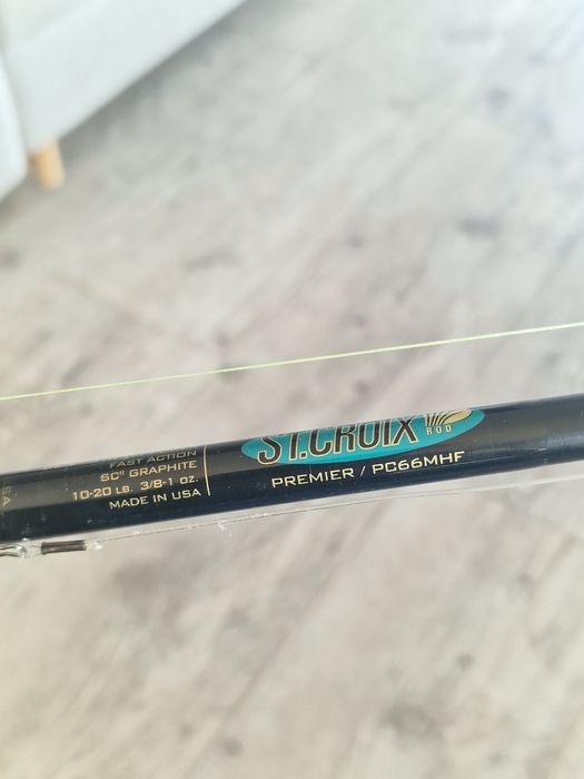 St.Croix Premier PC66MHF + Daiwa T3 1016HL TW
