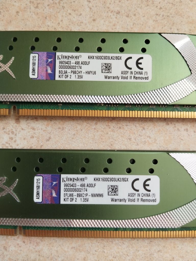Оперативна пам'ять Kingston Hyper X DDR3 8Gb kit 1600Mhz 2x4Gb
