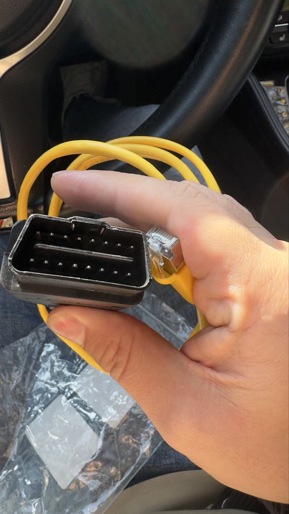 BMW E-NET Enet Cable кодирования диагностики F и G серий. Ista E-sys